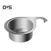 1/2Pcs Stainless Steel Swan Sink Strainer Basket Rustproof Corrosion Resistant Faucet Hanging Filter Basket Kitchen Sink Drain Basket