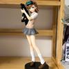 17cm Anime a Certain Index Magic Misaka Mikoto Railgun Girl Anime Figure Action Figures Pvc Cartoon Anime Model Toy Present