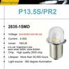 P13.5S Base LED Upgrade Bulbs White Maglite Flashlight White Replacement 3000K Work 6000K Bulbs White Lamp DC6V-12V Warm To H0N2