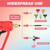 Pressure Washer Short Gun with M22-14mm Inlet and 1/4” Quick Connector Coupler, Power Washer Gun Compatible with Foam Cannon, Spray Nozzle