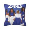 Zeta Phi Beta Sorority Pillow Cover Home Decorative Greek Letter 1920 Cushion Cover Throw Pillow for Car Double-sided Printing