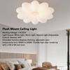 LED Flush Mount Ceiling Lamp Modern Dimmable with Remote Control Flower Ceiling Light Fixture for Bedroom Living Room
