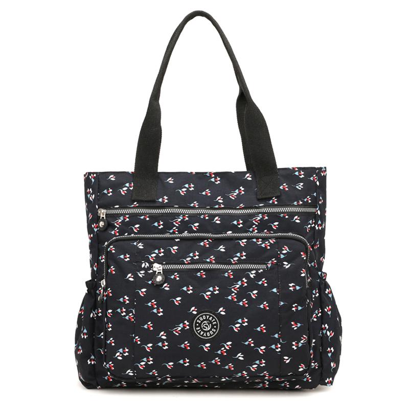 New Fashion Messenger Bag Women Shoulder Bag Nylon Handbag Large Capacity Women's Tote Shopping Bag Ladies Casual Bags beach bag