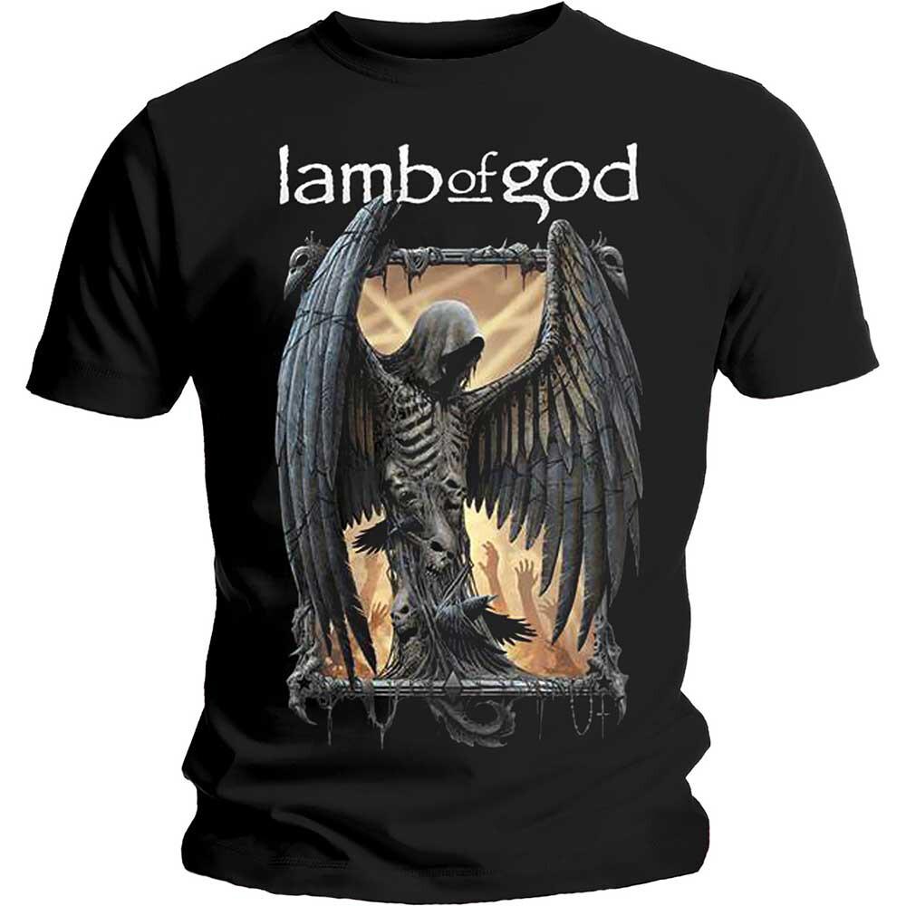 Lamb Of God Winged Death Shirt S-XXL Tshirt Official Metal Band T-Shirt XL