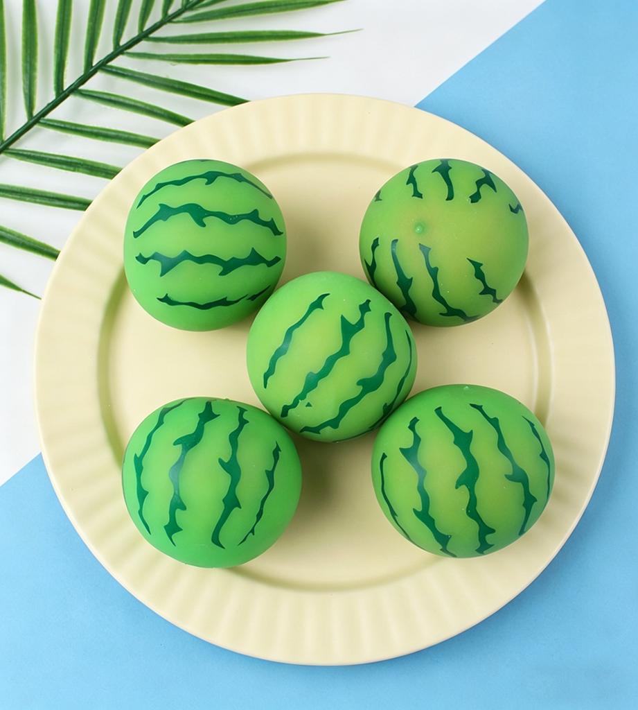 Adult Squishy  Stress watermelon Autism Sensory Toys for Stress And Anxiety Relief Maltose Water Ball Fidget Toys Bulk Gift