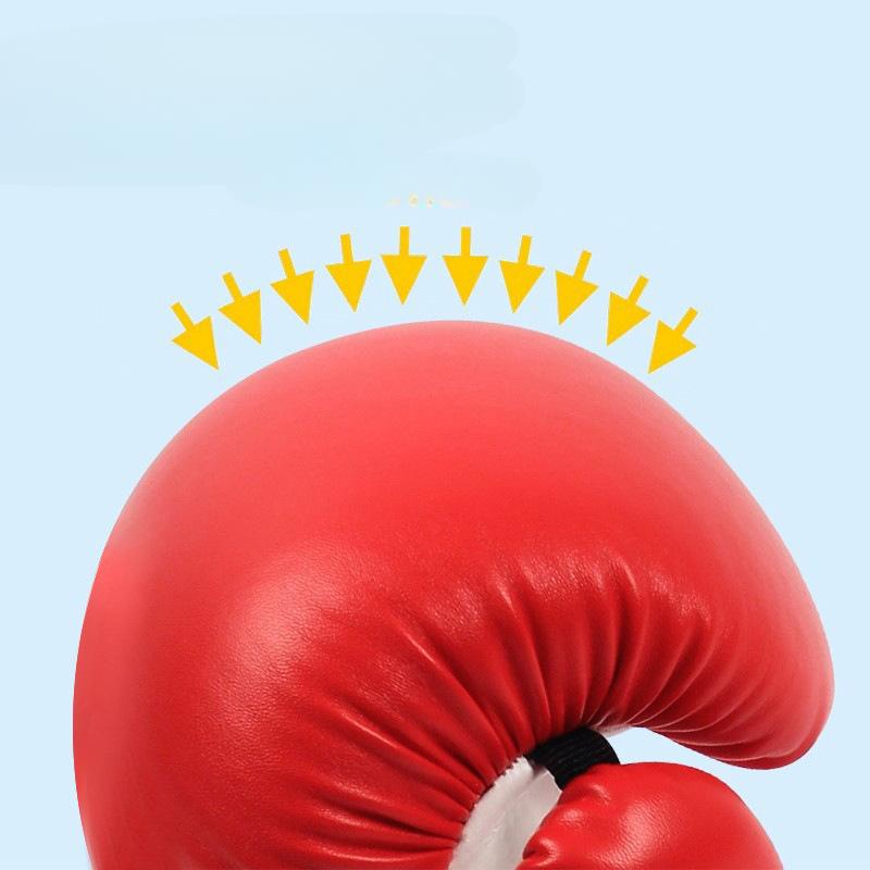 Boxing Gloves for Kids Children Fighting Sanda Muay Thai Karate Gloves PU Leather Boys Kick Boxing Training Equipment