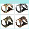Pet Dog Harness Oxford Cloth Camouflage Adjustable With Shockproof Handle For Small Medium Large Dogs