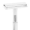 Men Manual   Zinc Alloy NonSlip CloseFitting DoubleSided Blade Shaving Knife(Silver )