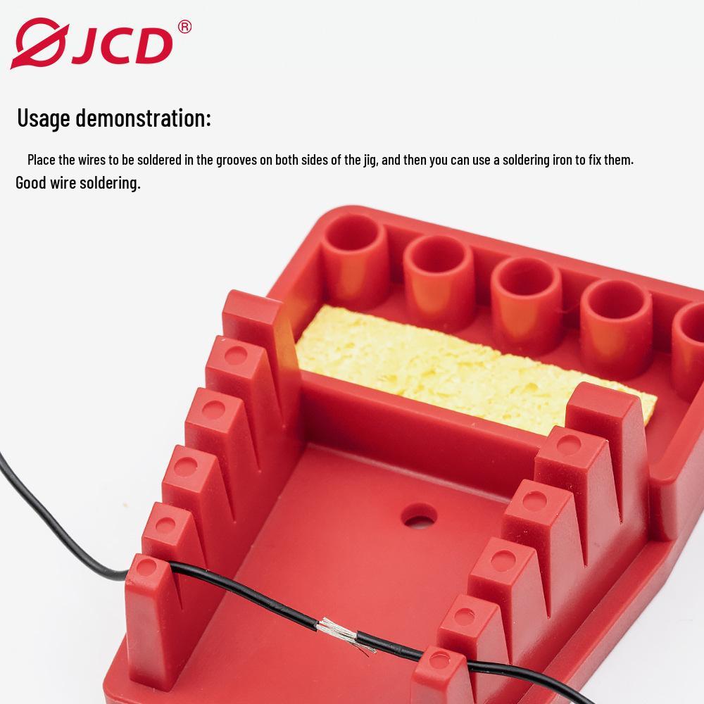 JCD SWG30 Soldering Iron Kit: Includes Stand, 5 Tips, Storage Bracket, and Wire Clip