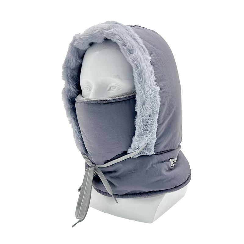 Spot winter windproof ear caps, men's and women's scarves, integrated fleece thick outdoor cycling masks, warm hats