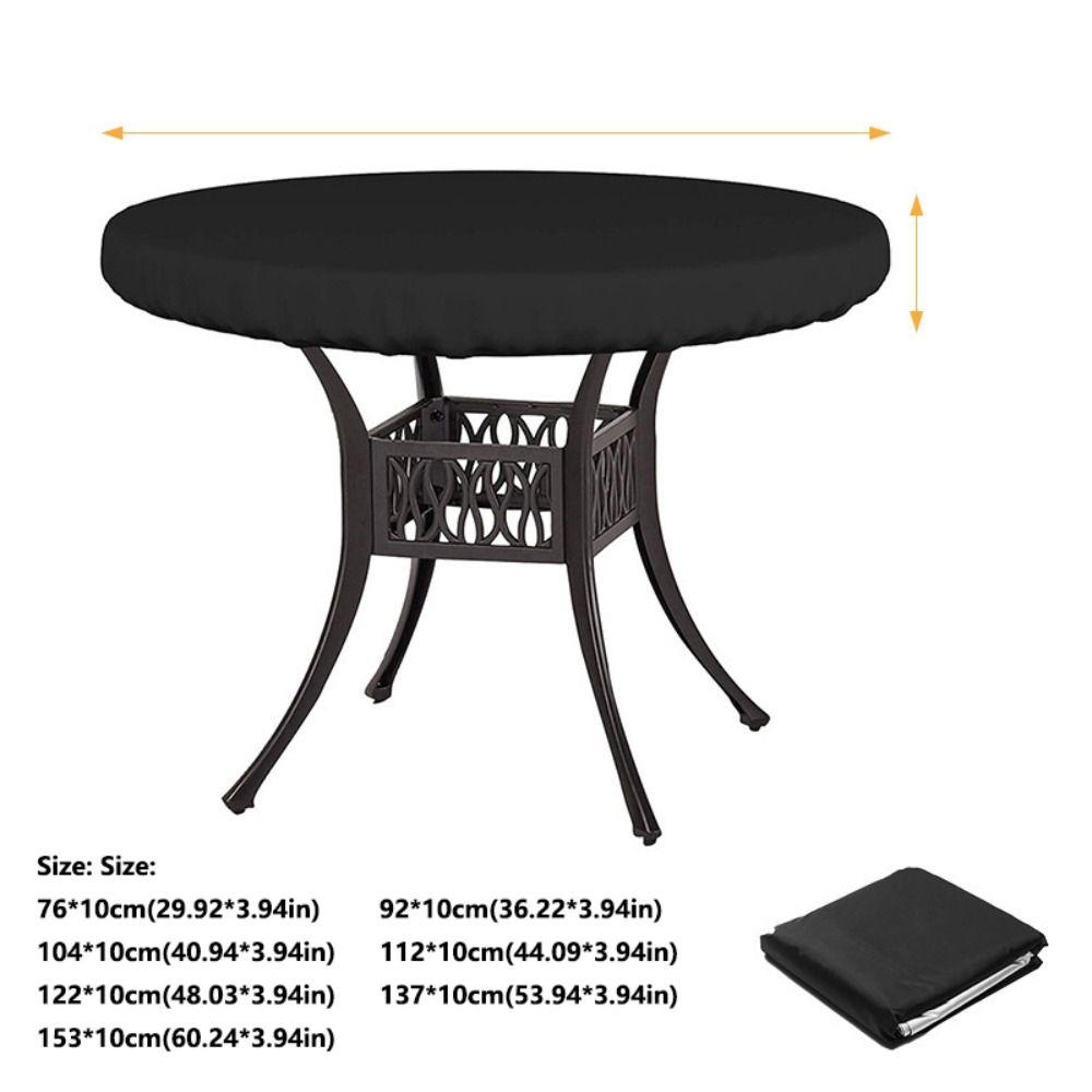 Copertura Tonda per Tavolo Antipolvere Impermeabile Copertura per Mobili da Giardino Patio Terrazza