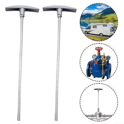 Alüminyum Tüp Uzatma Çubuğu RV Atık Valfi Kolu Yedek Valf