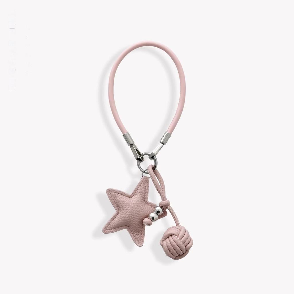 Pvc Leather Phone Lanyard With Star Pendant For Women And Men