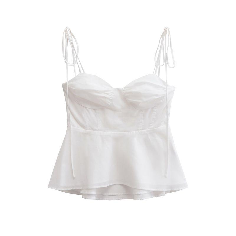 Kaslead New Women Clothes Western Style Fashion Simple Small Top Bustier 8155920