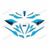 For Z900 Motorcycle Stickers Body Racing Decoration Fuel Tank  Fairing Windshield Helmet Reflective Anti-Water Stickers