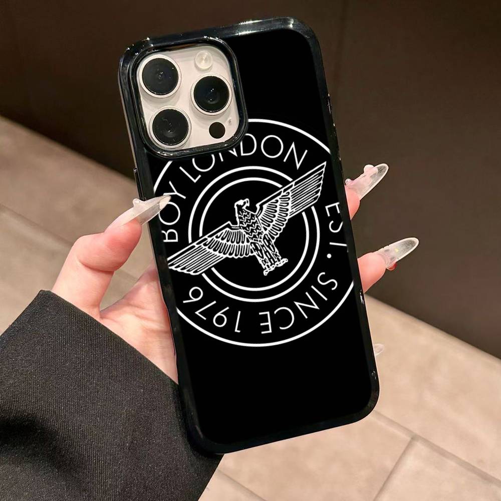 

Модный бренд Boy L-London Чехол для телефона для IPhone 17 Pro 16 Plus 16 Pro Max 15 14 13 12 11 PC+TPU Задняя крышка iPhone 16pro max