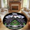Ghostbusters Print Round Rug, Washable Floor Carpet, For Entryway Dorm Laundry Room Office Study, Home Decor Birthday Christmas Gift