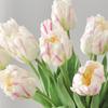 Colorful Simulation Flower Lifelike Maintenance-Free Artificial Flower Vibrant Faux Parrot Tulip Home Decoration