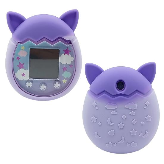 Obudowa konsoli do gier odporność na upadek odporna na zarysowania precyzyjna pozycja wygodny uchwyt obudowa konsoli do gier kreskówkowych dla Tamagotchi Pix