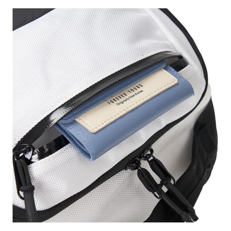 Jordan Polyester Backpack Tubas Unisex Black & White Jordan JD2533003AD-001