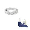 Swarovski Matri Rhodium-beschichtet, Zirkonium-beschichtet Ringe Damen Silber