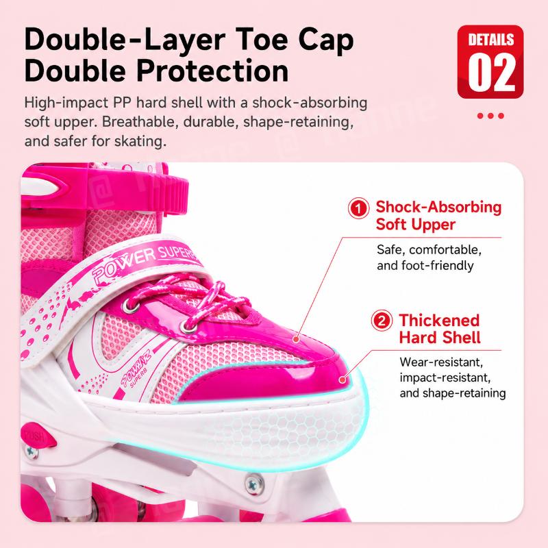 Roller Skate Shoes For Kids Adj Quad Skates Roller Skate Blades Skate Shoes For Girls Boys