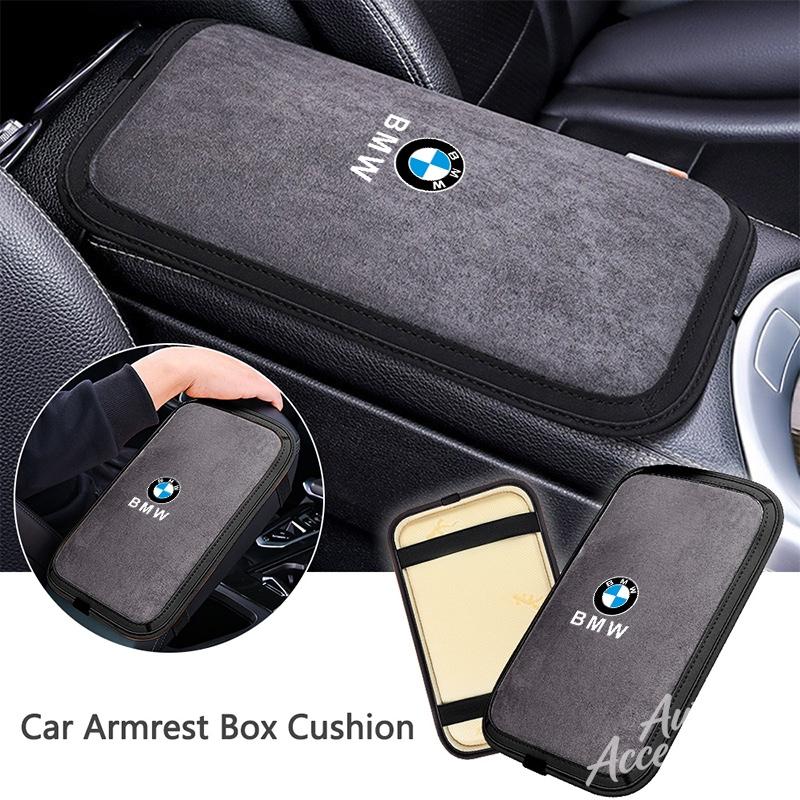 Car Central Armrest Cushion Mat Anti-Slip Protective Cover Pad For BMW X1 X3 X5 E60 F10 E87 E70 E91 F30 G30 E53 G01 G02 M3 M5 X2