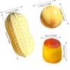Pudding Croccante al Caramello Pallina Antistress Giocattolo Morbido Arachidi Croccanti, Patate Pallina Antistress Giocattolo Fidget ASMR Giocattoli Sensoriali per Alleviare lo Stress