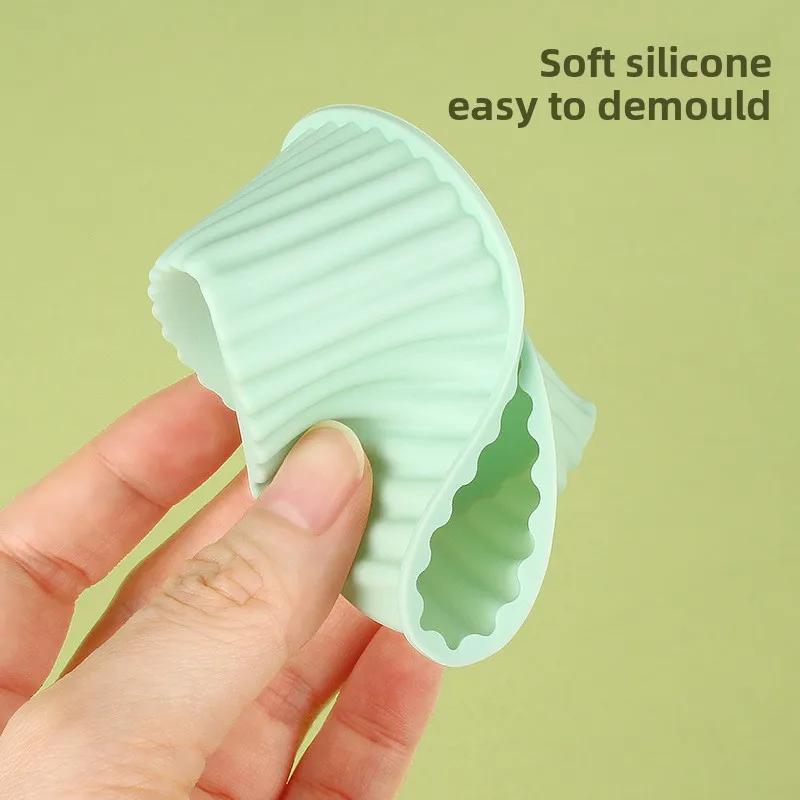 Silicone Cake Mold Air Fryer Bowl Reusable Household Oven Cake Pudding Baking Mold Kitchen Baking Accessories