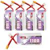 GNB 3S 1100mAh 60C/120C 11.4V Lipo Акумулятор XT30 для FPV Квадрокоптера Дрона Літака Гелікоптера