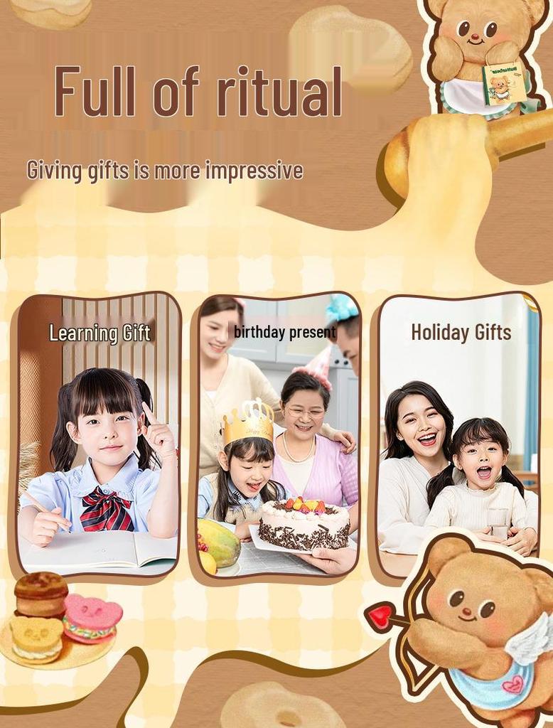 Butterbär Briefpapier Geschenkbox: Zurück zur Schule Set für Kinder, Kindergarten-Abschluss, Geburtstags-Souvenir für Mädchen.