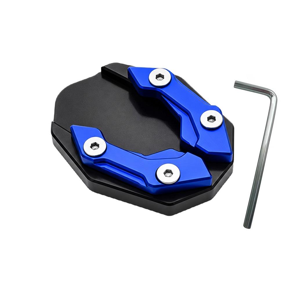 Aluminum Alloy Kickstand Foot Pad Universal Side Stand Extender Motorcycle Parking