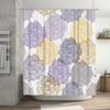 Luxurious Floral Shower Curtain Vivid Rose Design for Bathroom Decorations in Pastel Colors Suitable for Home Kitchen and Bedroo