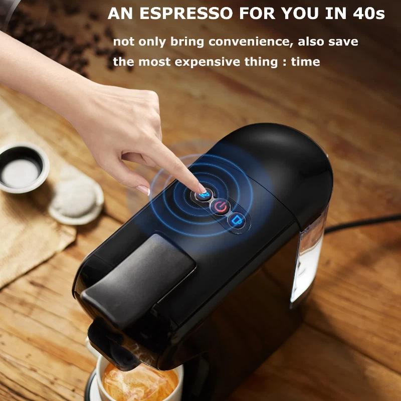Macchina da Caffè a Capsule Completamente Automatica, Mini e Leggera per Uso Domestico, Piccola Macchina da Caffè Multifunzione