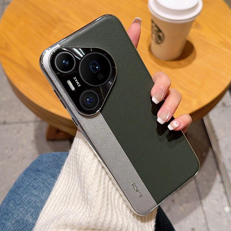 Applicable To Huawei Pura90 Mobile Phone Case Pura80/70 Electroplating pura90Pro Color Matching P90promax Hard Case