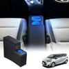 Caja de Consola Toyota Sienta Serie 170 con USB LED Interior de Coche Fácil Reducción de la Fatiga (Décima generación) Reposabrazos, Multifunción, Puerto, Iluminación,