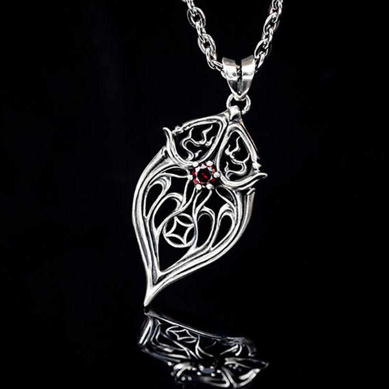 New Retro Celtic Knot Hollow Necklace Fashion Clavicle Chain Accessories 60CM