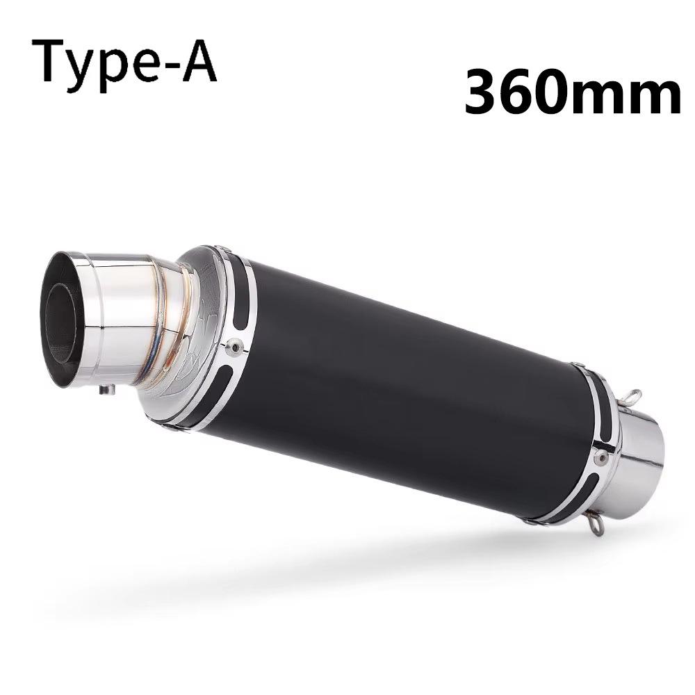 Universal 60mm Tail Section Exhaust for MT09, CBR500R, Z900 - C29 Small Cannon Elbow