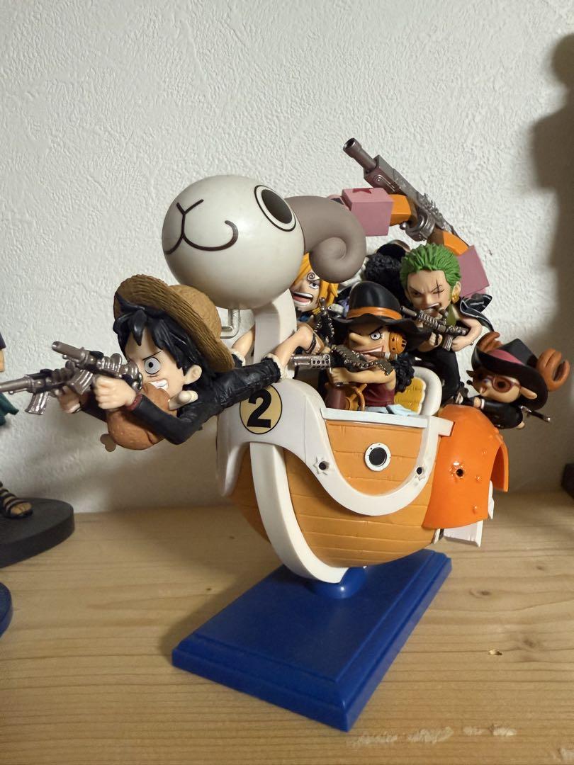 

[USED] One Piece World Collectible Figure Mini Merry ATTACK