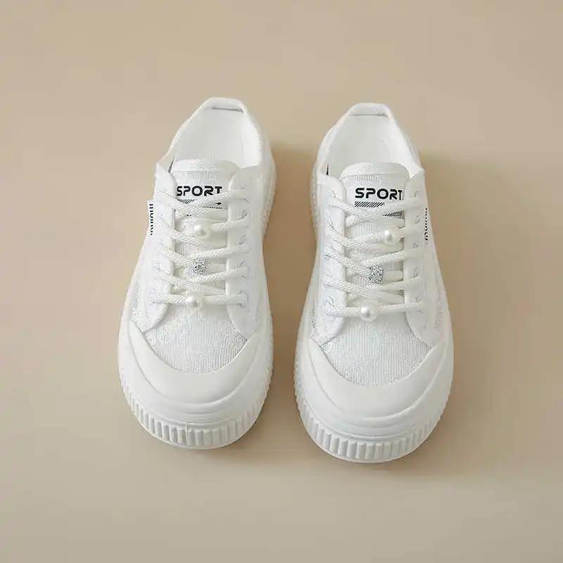 Fashion Non-slip Sole Big Sole Ladies Sneakers Purple Vulcanize Tennis Shoes Womans Women's Flat Sport Gym Sneackers Trending