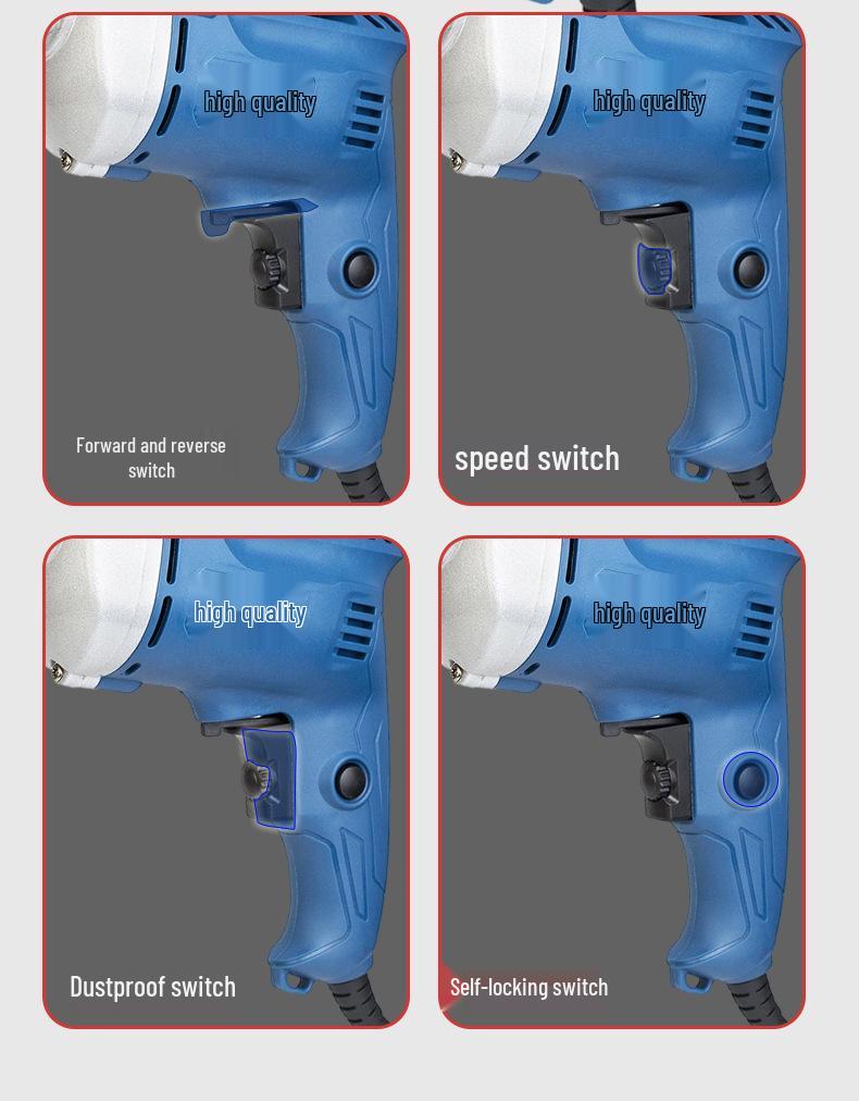 Multifunctional High-Power Electric Drill & Screwdriver