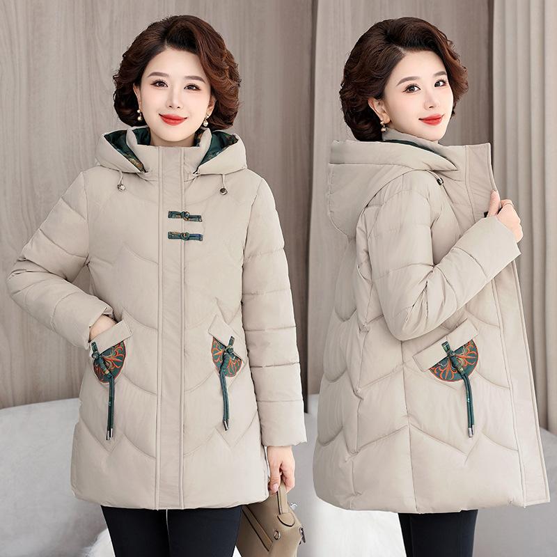 Cotton women's winter thickened jacket autumn and winter padded clothes 2025 new winter padded jacket