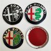 Für Alfa Romeo 2026 Heißer Aufkleber 74MM Auto Front Heck Emblem Kofferraum Abzeichen Aufkleber Ersatz Zubehör für Alfa Romeo Logo Giulia 15