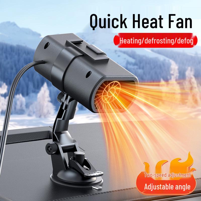 12V Fast-Heating Car Defroster & Defogger - New Electric Heater for Winter