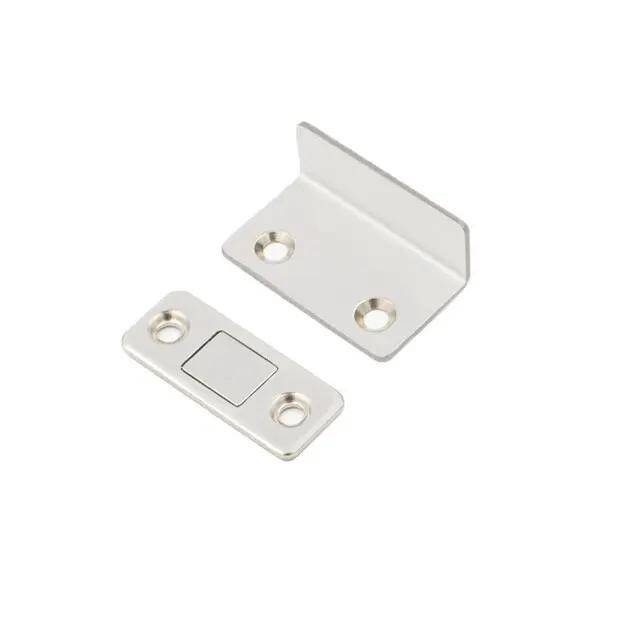 

Ultra Thin Latch Cupboard L Type Door Closer Cabinet Catches Door Stopper Furniture Fittings Strong Magnetic Kitchen Accessories