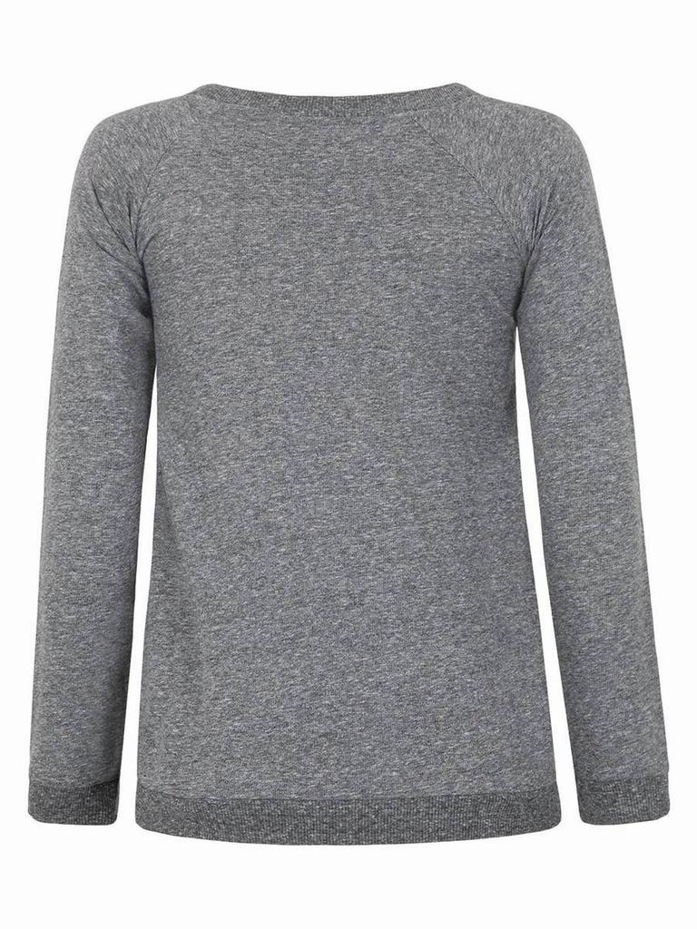 Women's Grey Tracksuit Hoodie for Breastfeeding Bellybutton Maternity