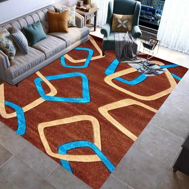 Geometric Modern Rugs Area Carpet Non-slip Floor Mat Door Family Bedroom Carpet Indoor Children's Play Throwing Yoga Mats
