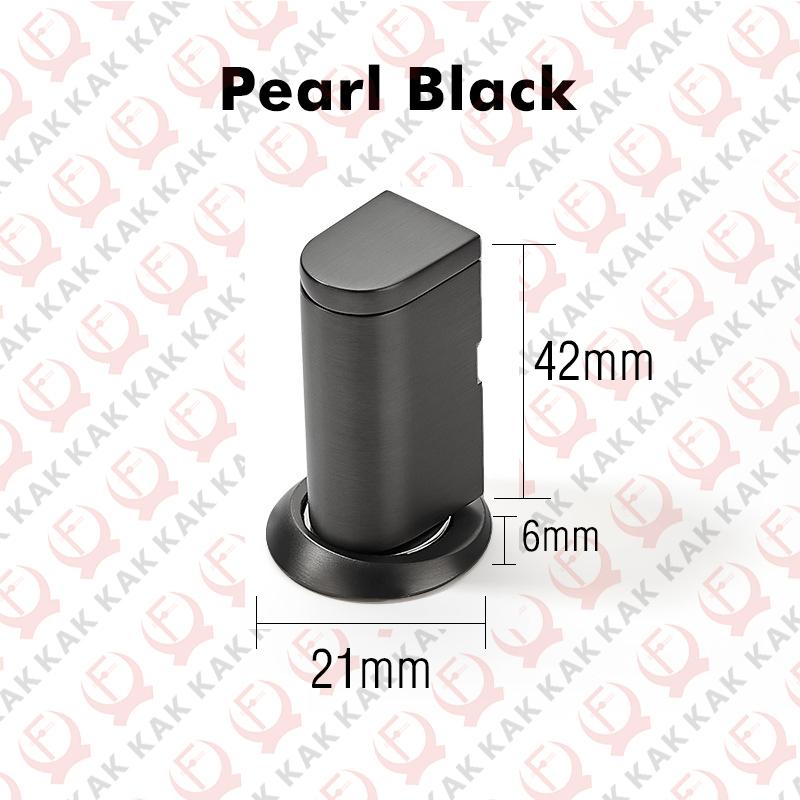 

KAK Invisible Door Stopper Adjustable Magnetic Door Stop with Sticker Non-punch Wind-proof Hidden Door Holder Zinc Alloy Hardwar