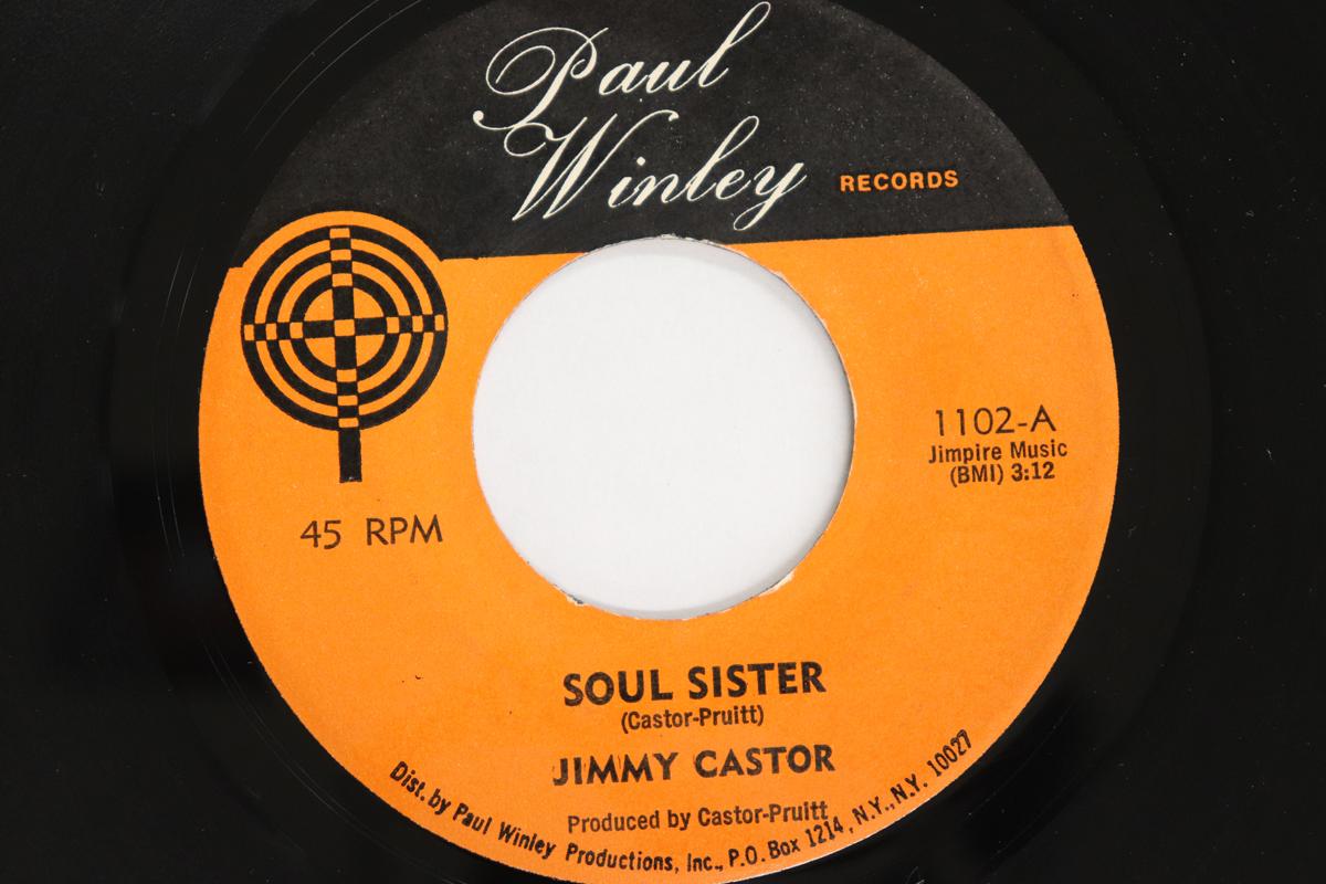 

7inch Record JIMMY CASTOR - Soul Sister 1102 PAUL WINLEY REC 1973 UK Soul/Funk Used