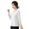 2026 Spring/Autumn Stylish Age-Reducing Top for Middle-Aged Women - Elegant Spring/Autumn Fashion for All Ages